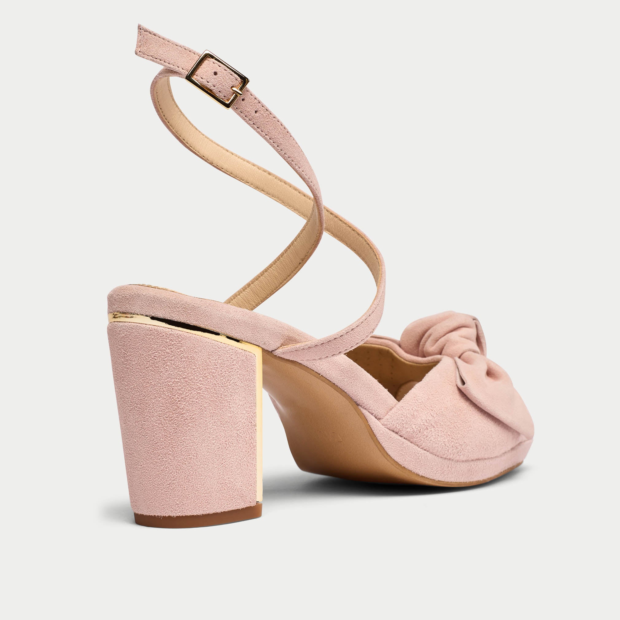 Lydia - Soft Rose Suede