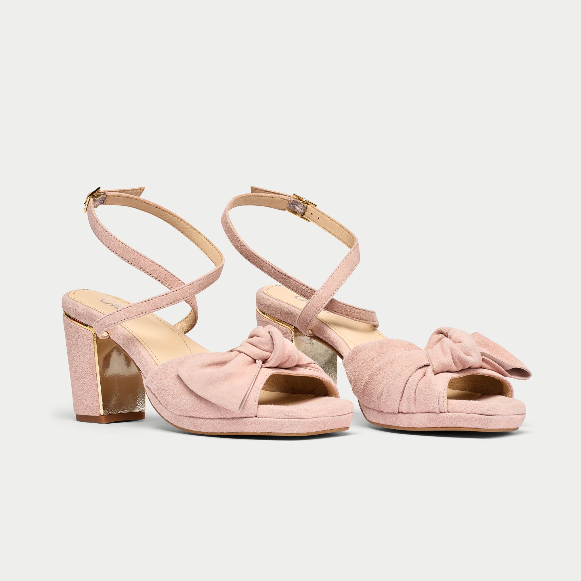 Lydia - Soft Rose Suede