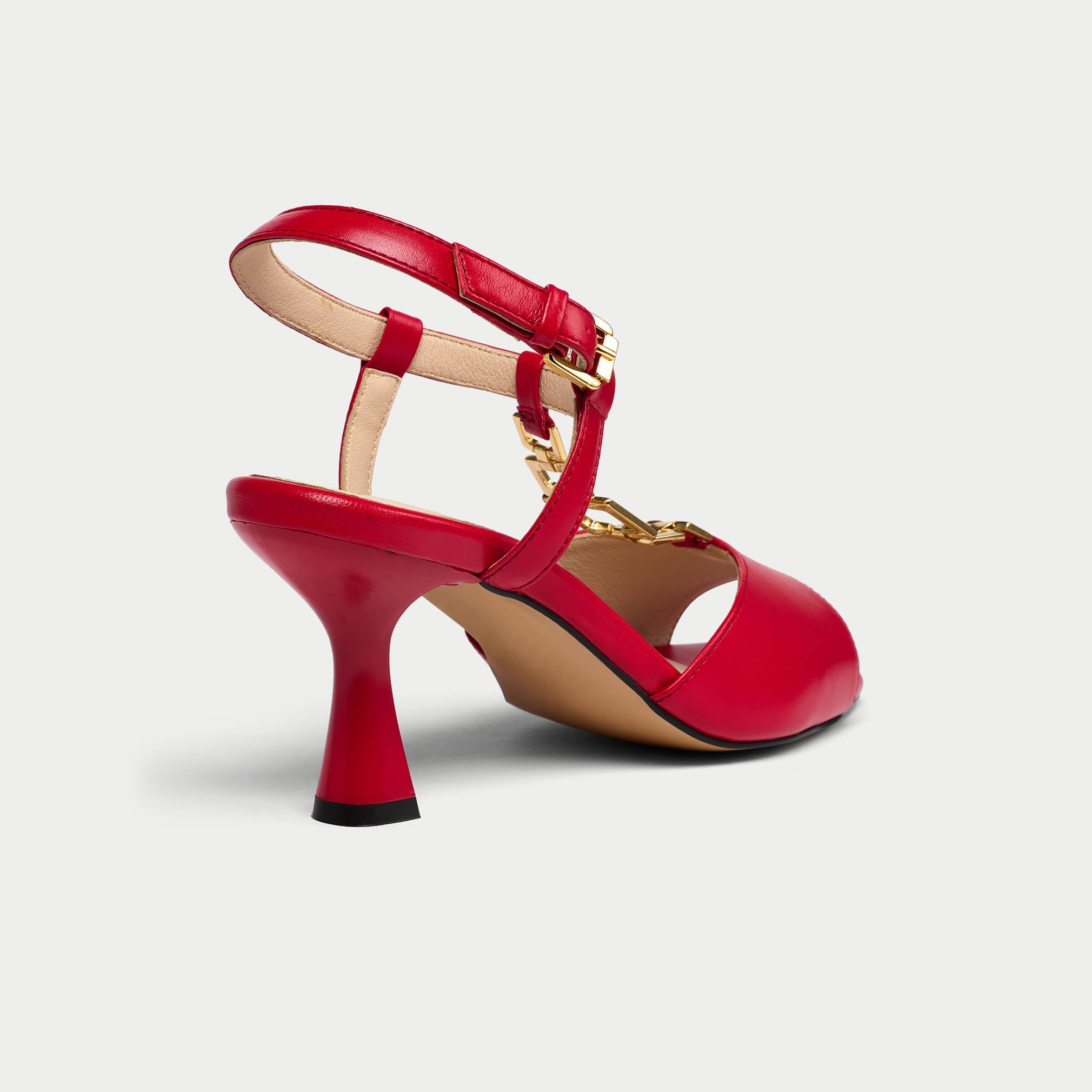 Pamela heeled sandals back/side view