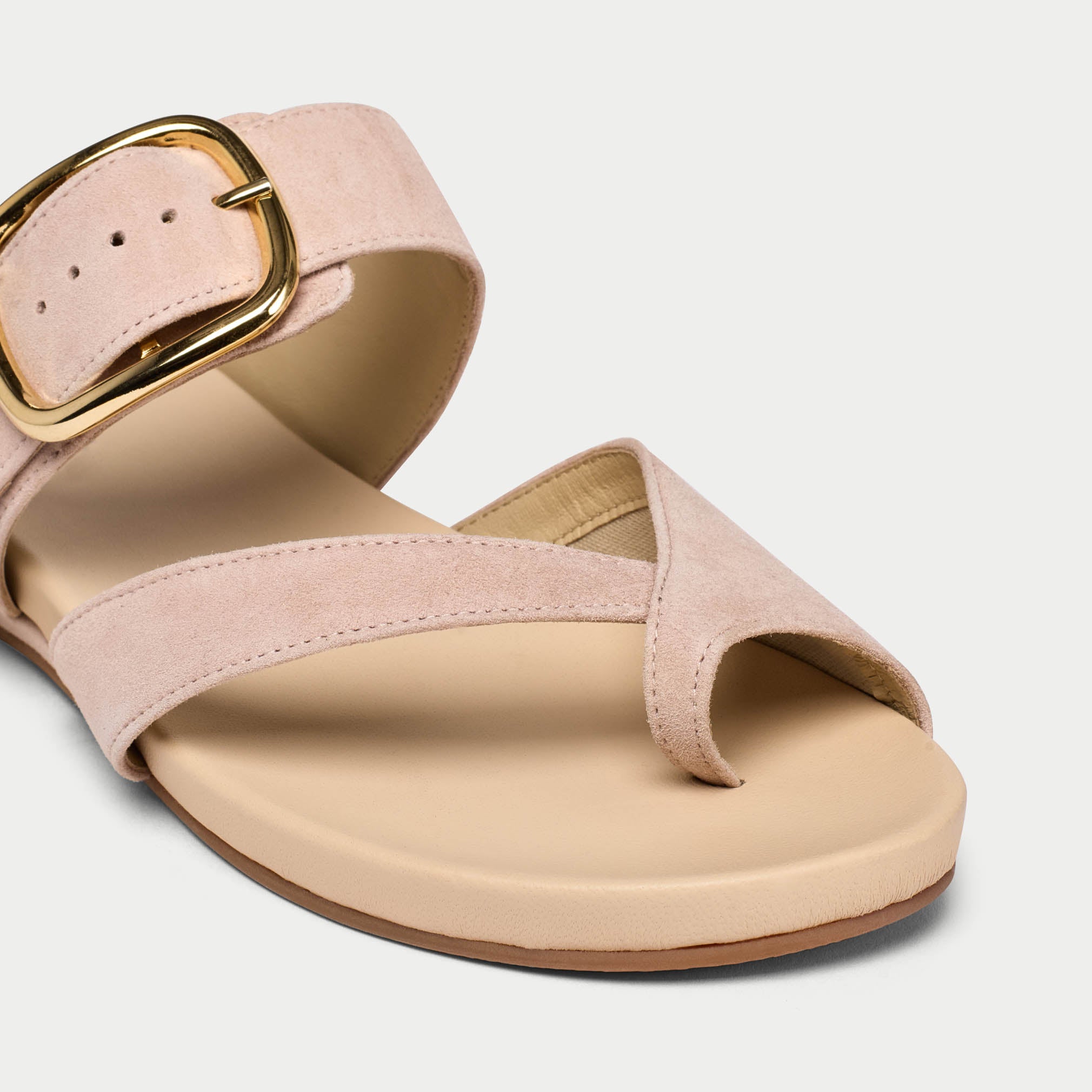 ruby rose pink sandals for bunions tip view