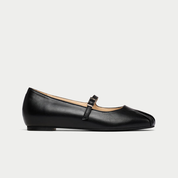 womens black flat dress shoes qILAKOG Women's Ballet Shoes, Size 9, Pointed Toe, Comfortable Casual Dressy Work Office Faux Leather Upper Women's Helene Stretch Leather Ballet