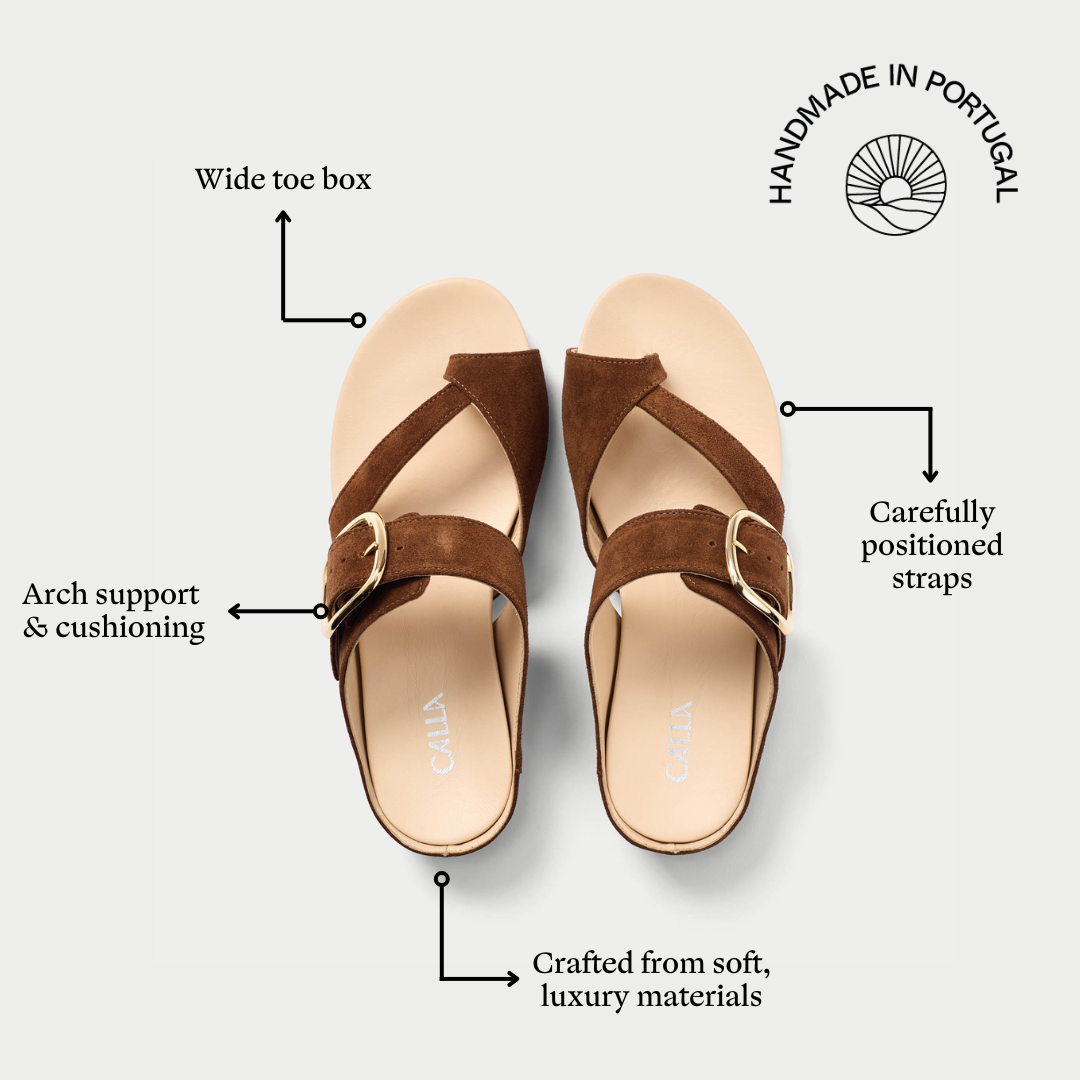Ruby - Tan Suede Sandals (image 5)