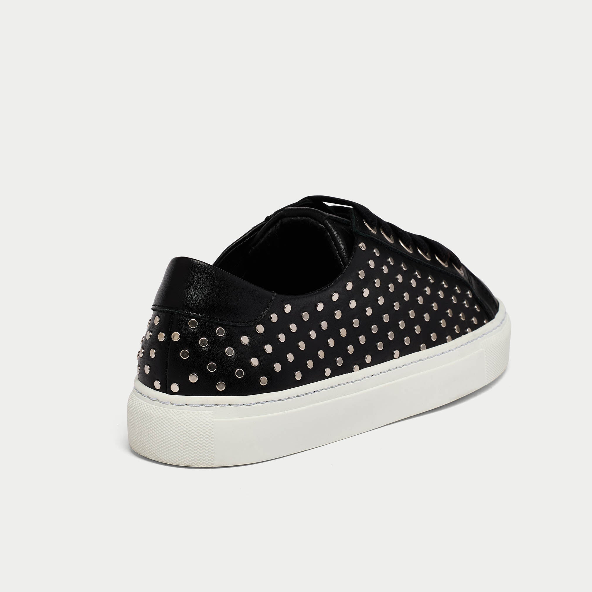 Star studded sneakers for bunions back/side view