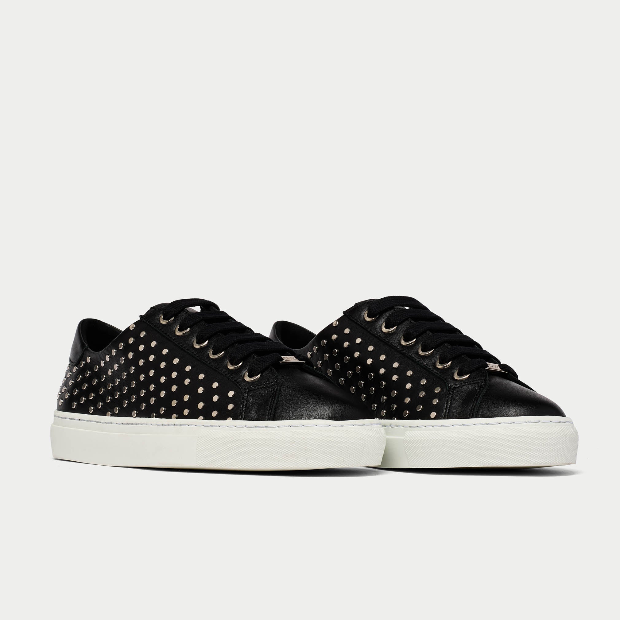 Star black sneakers side/front view