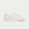 White sneaker on a light gray background