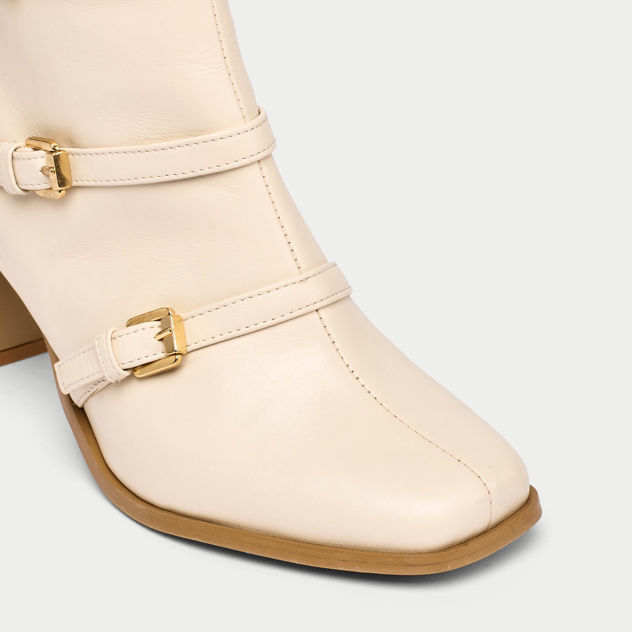 Cream leather boots uk best sale