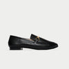 Ada - Black Leather Loafers