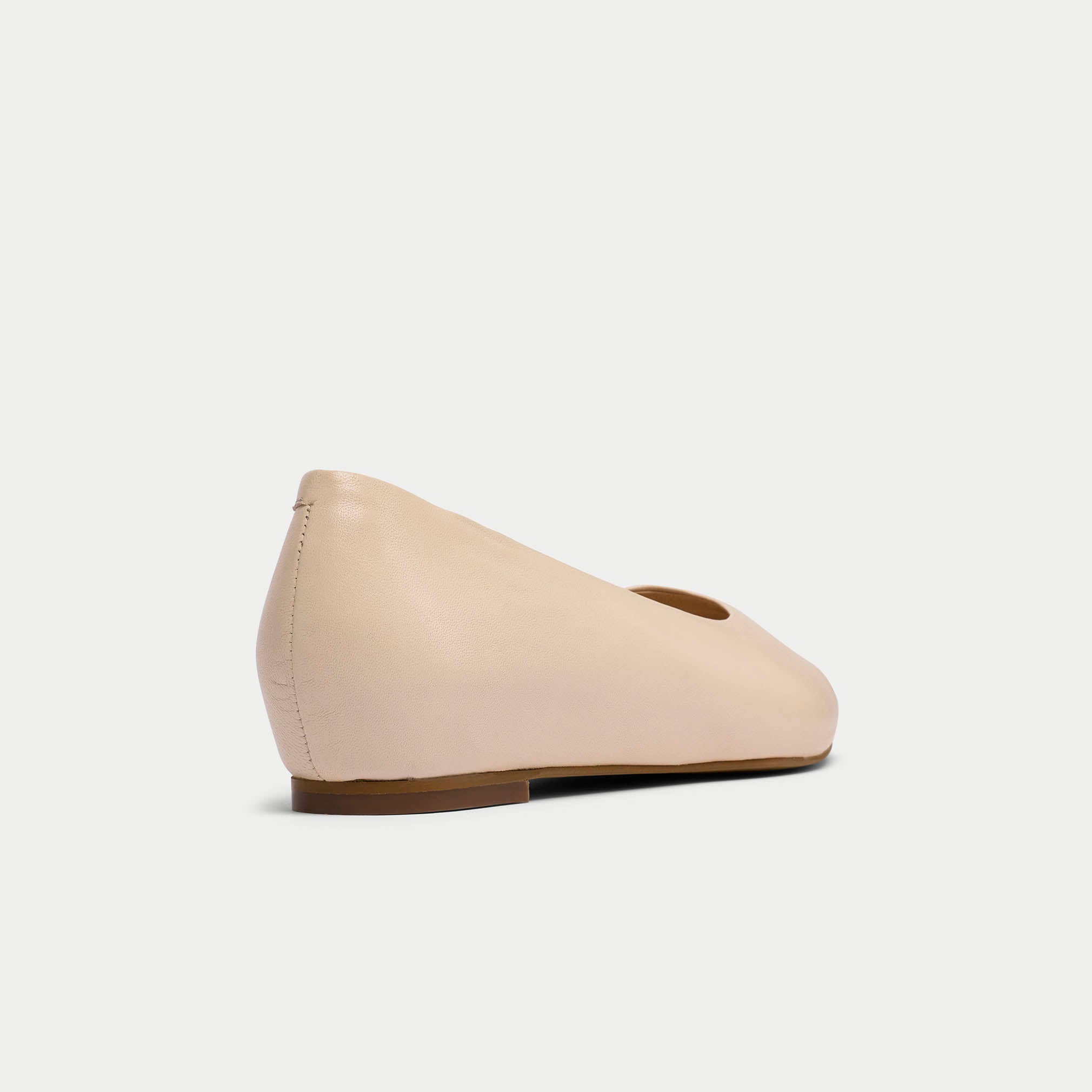 back view of calla shoes agata flats for bunions