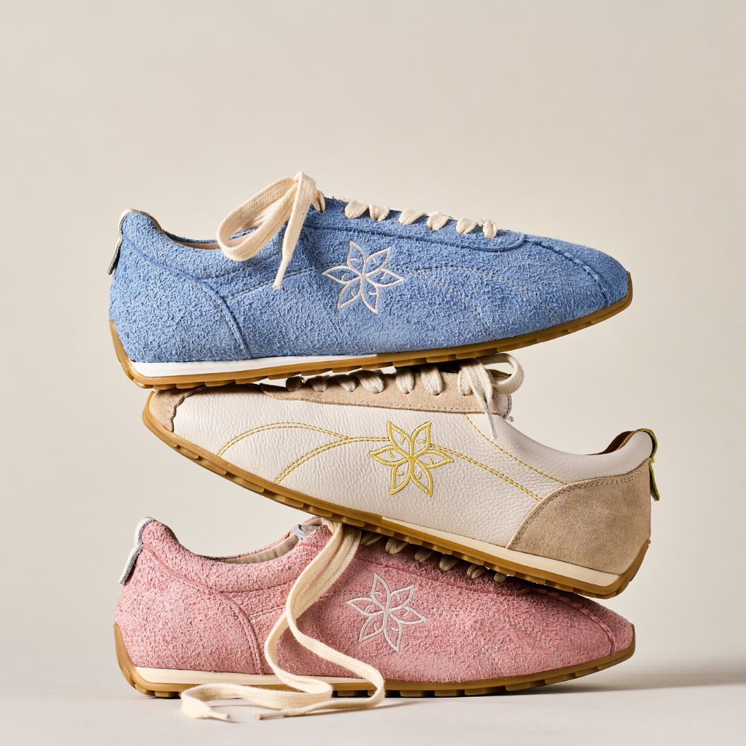 Aurora - Natural Oat Wide Fit Sneakers