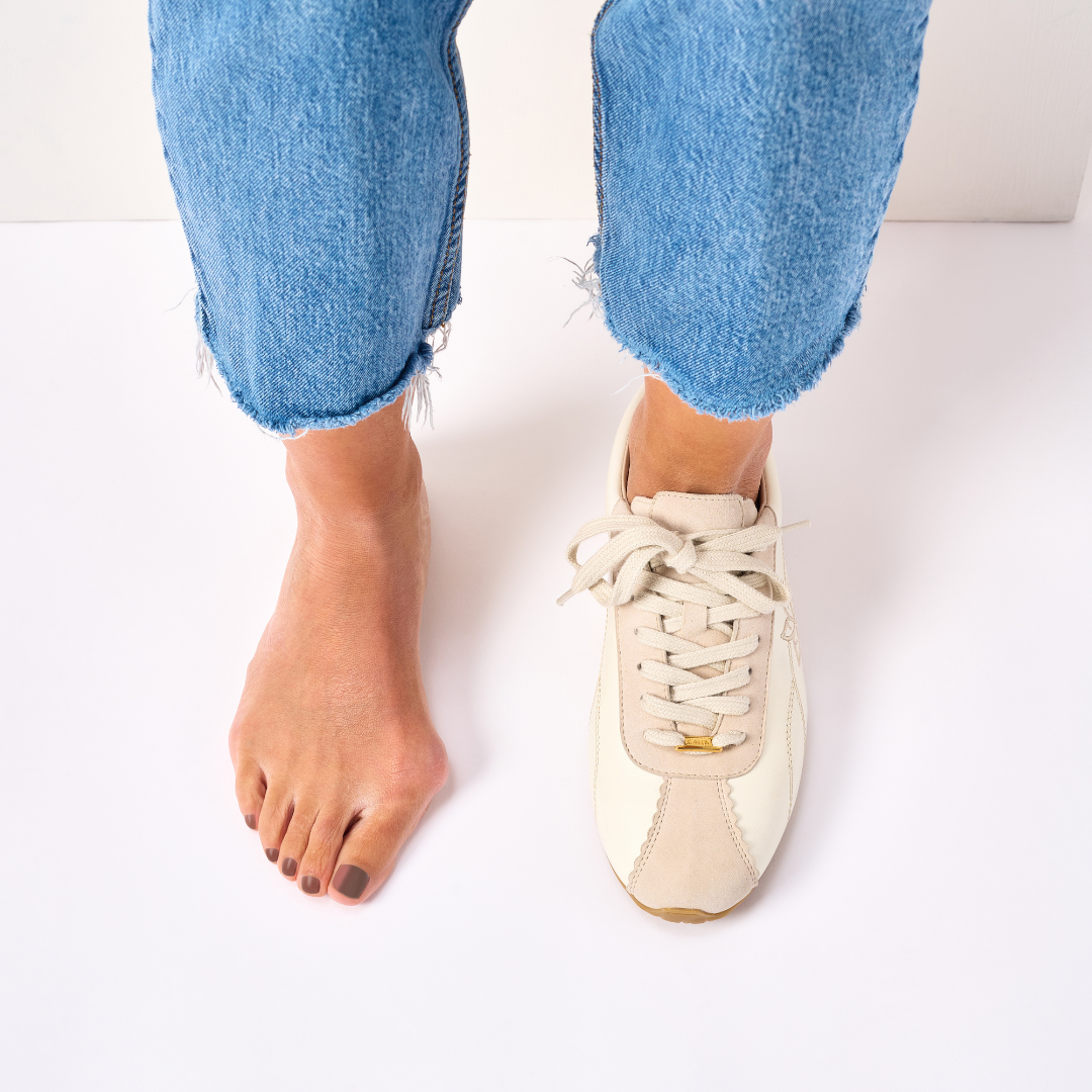 Aurora - Natural Oat Wide Fit Sneakers