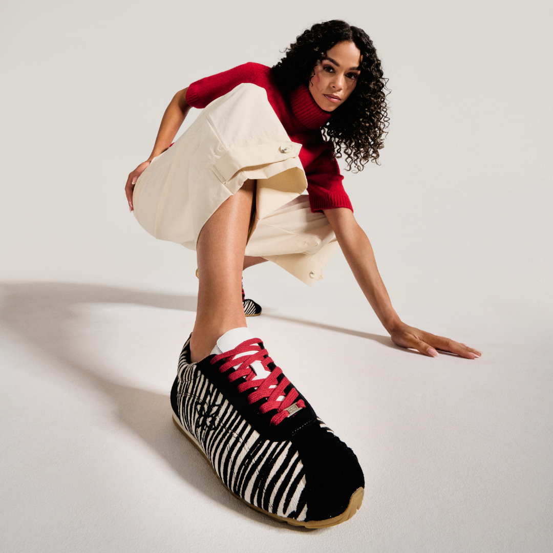 Aurora - Zebra Wide Fit Sneakers