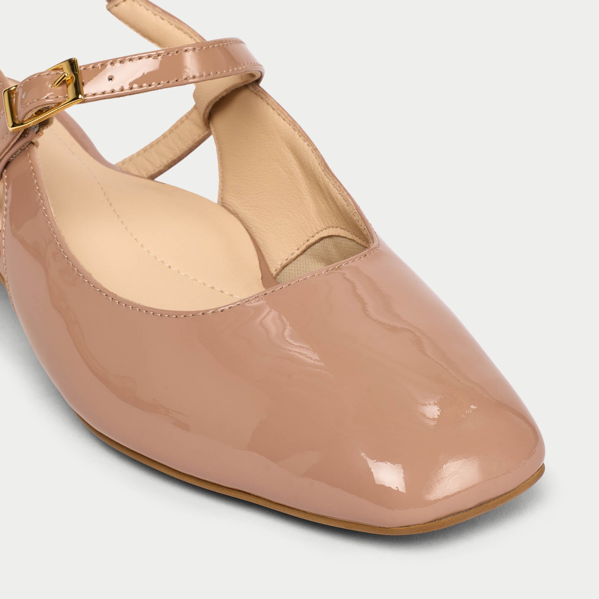 Calla | Betty | Toffee Patent Leather