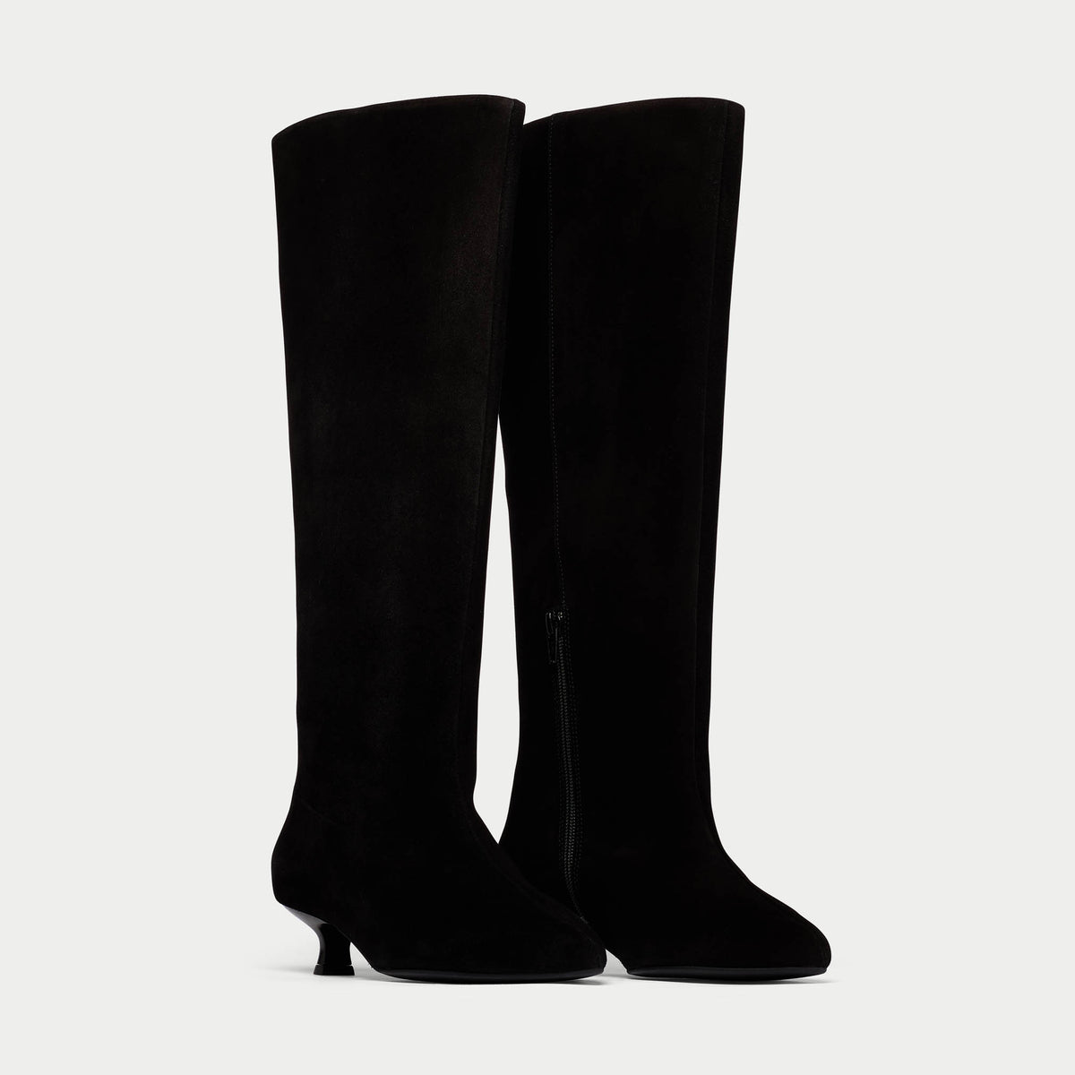 Bonnie - Black Suede Boots (image 2)