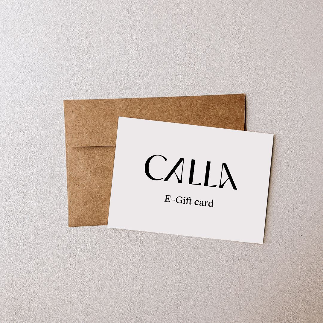 e-gift card on brown envelope