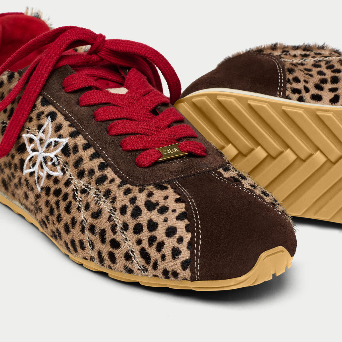 Aurora - Cheetah Wide Fit Sneakers