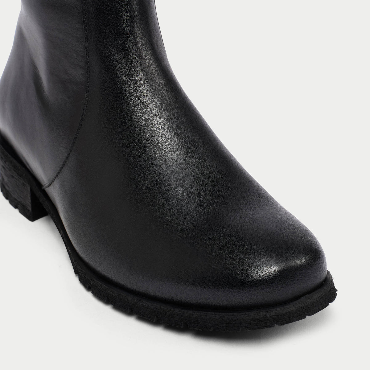 Bella - Black Leather Boots (image 4)