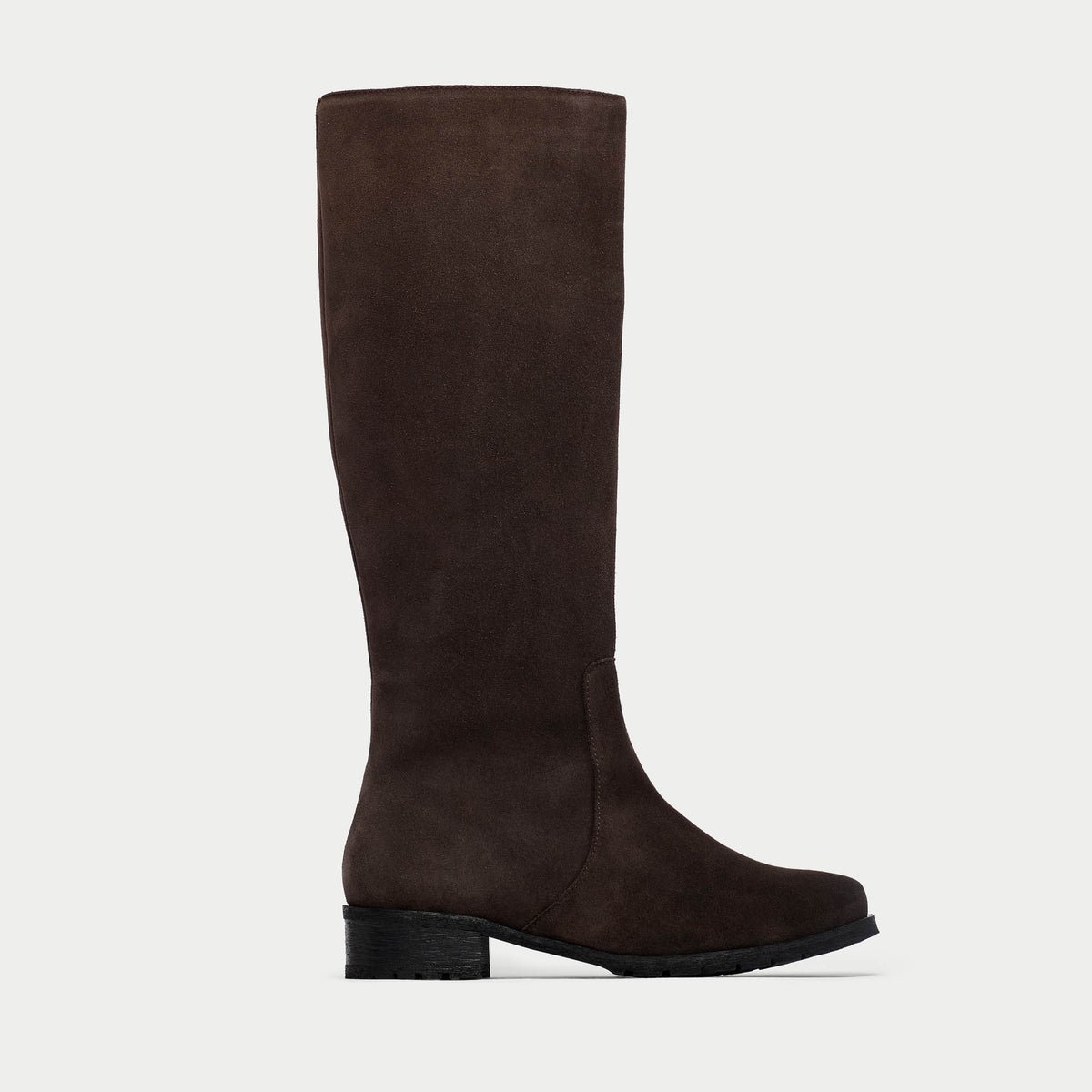 Bella - Espresso Suede Boots