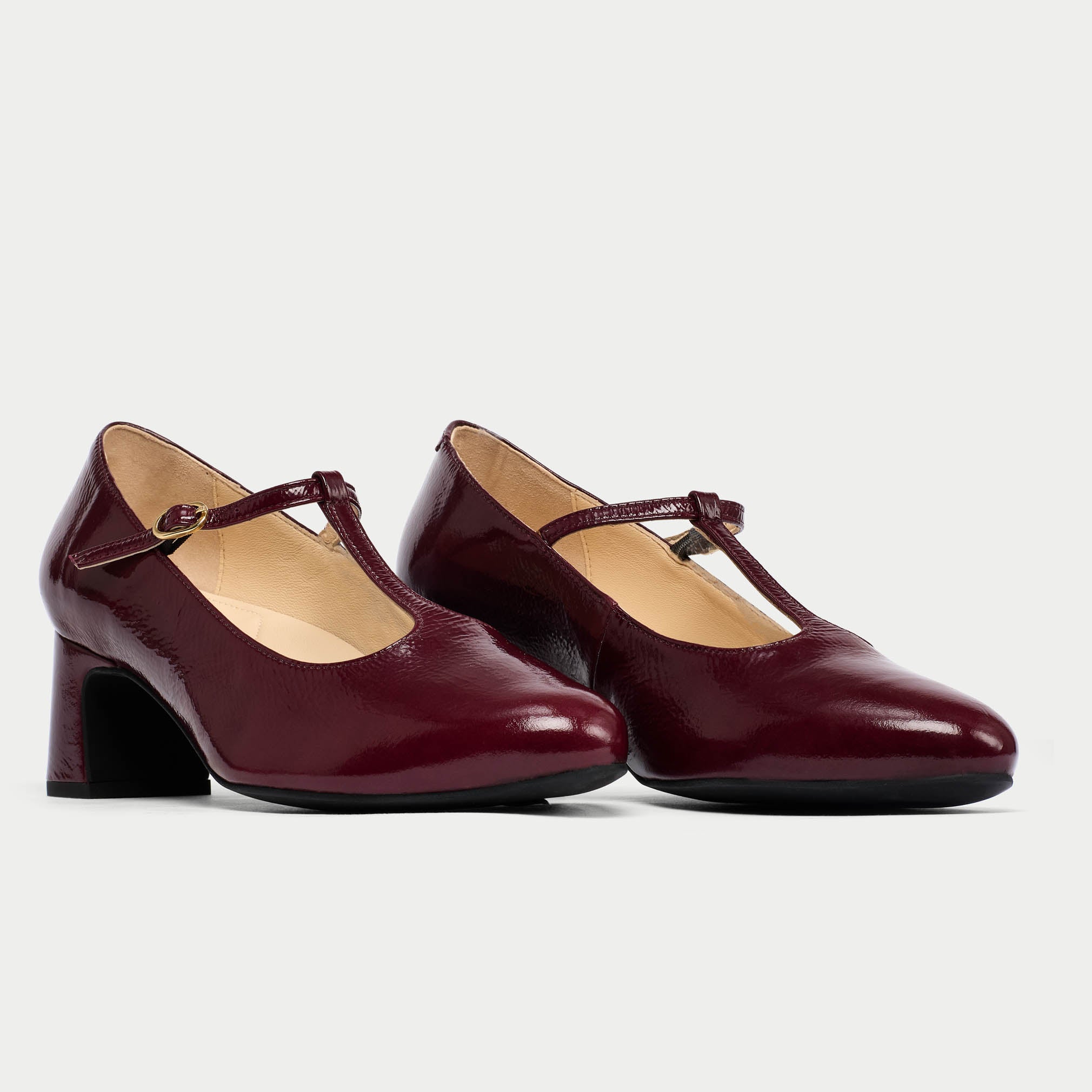 Lorette - Black Patent Leather Pumps