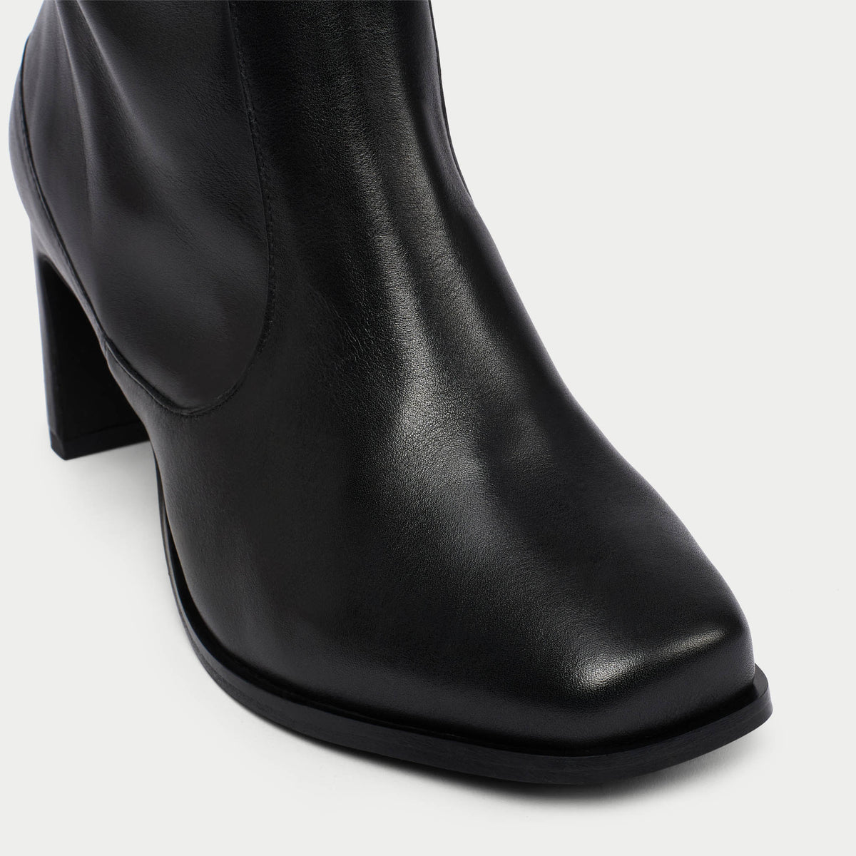 Maeve - Black Leather Boots