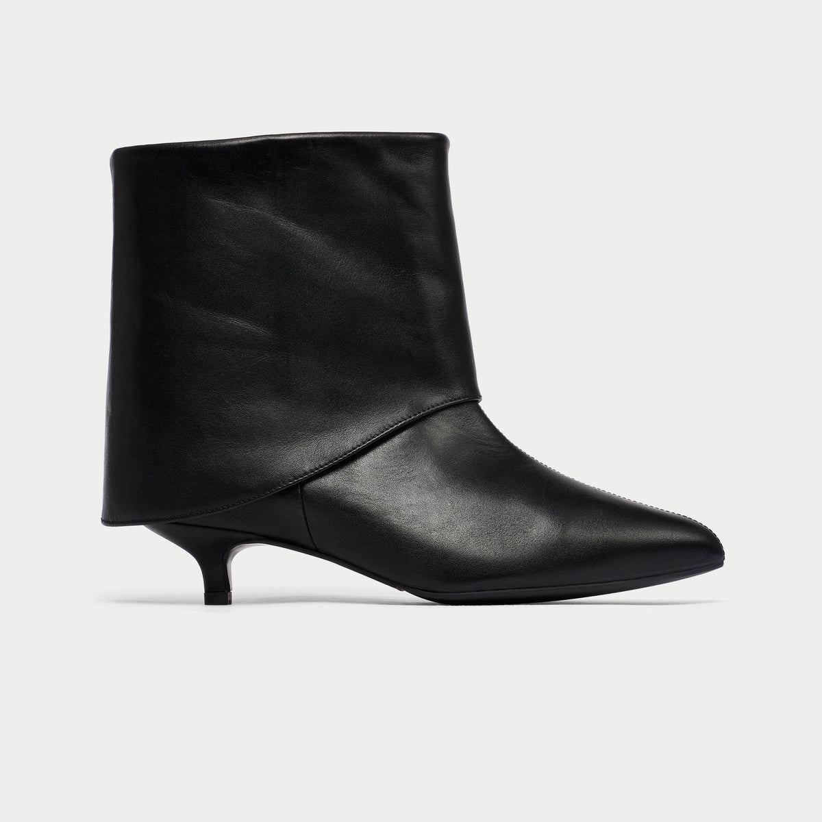 Mischa - Black Leather Boots