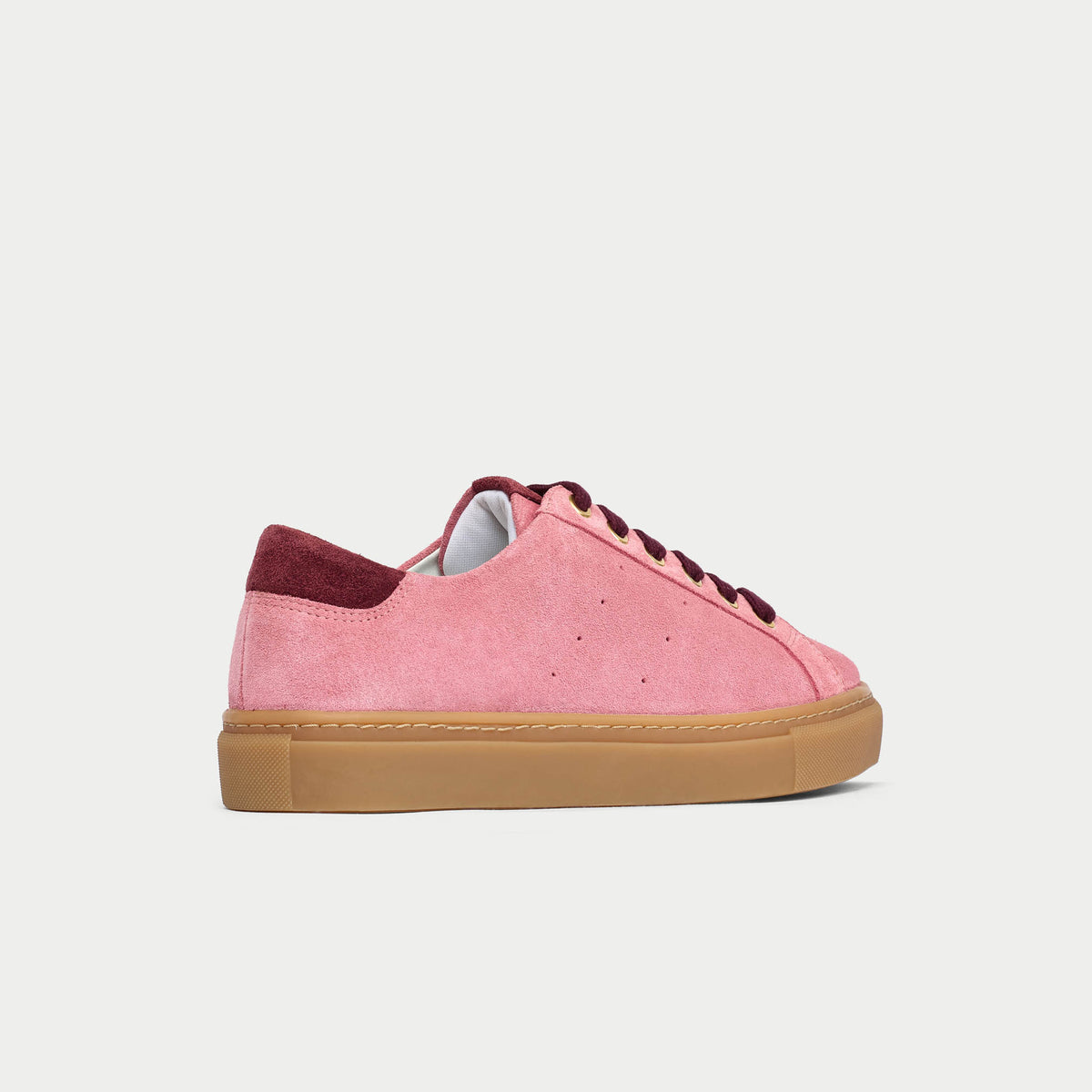 Star - Mauve Suede Wide Fit Sneakers