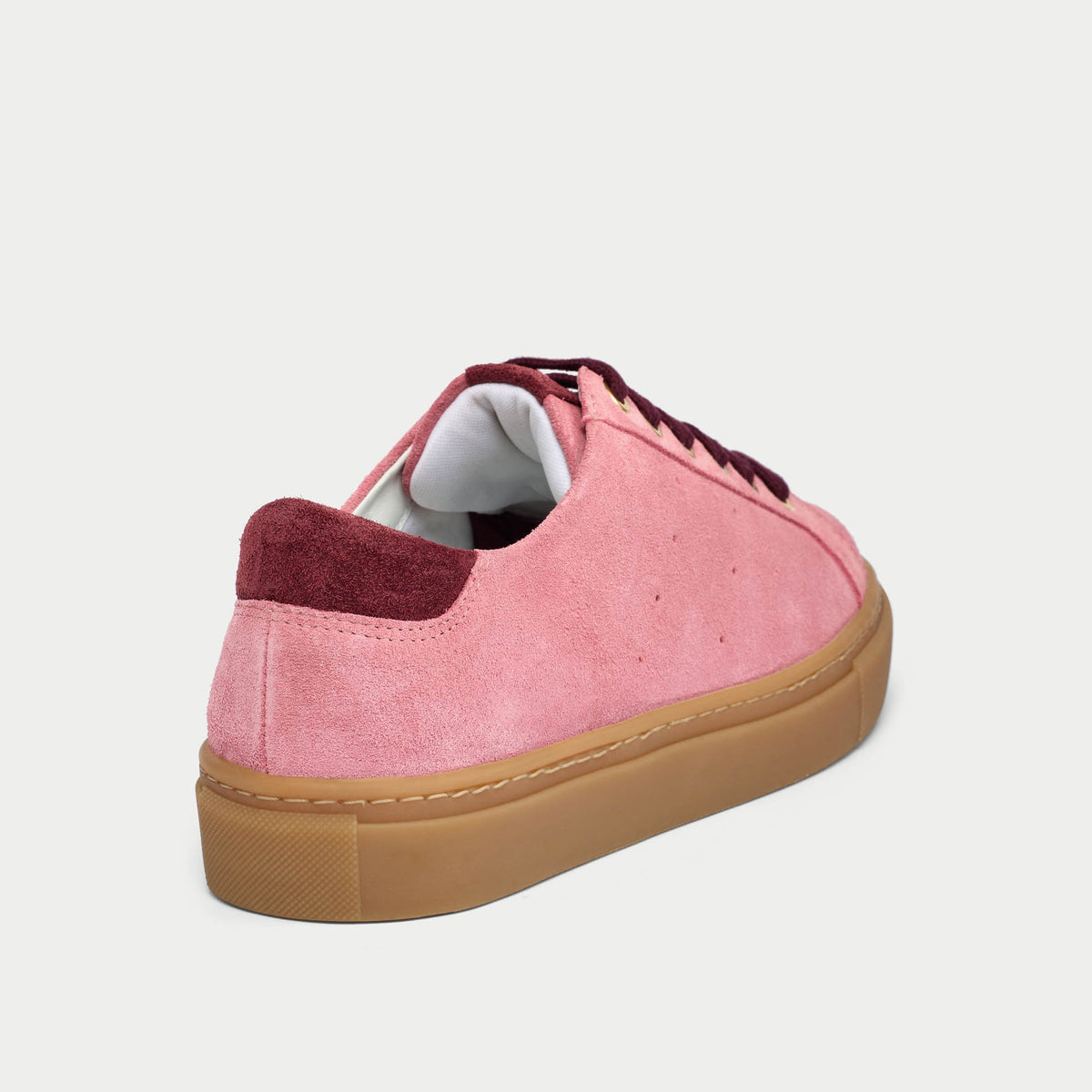 Star - Mauve Suede Wide Fit Sneakers