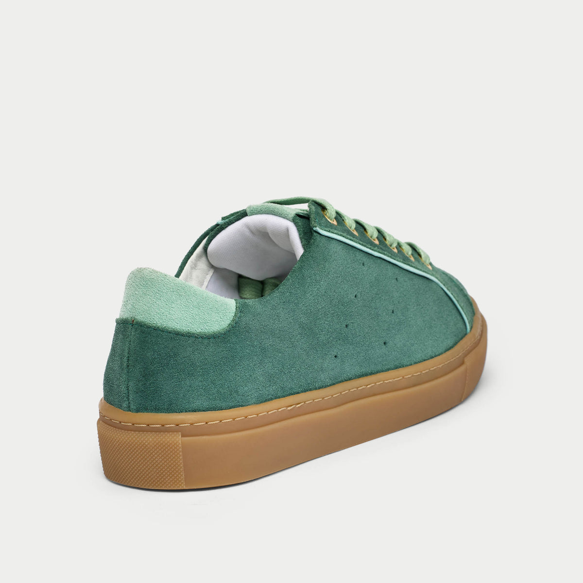 Star - Teal Suede Wide Fit Sneakers