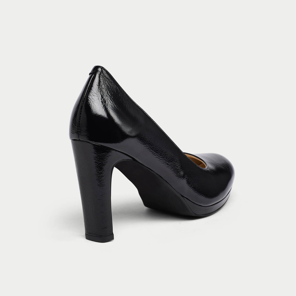 Delilah - Black Shine Leather Pumps (image 6)