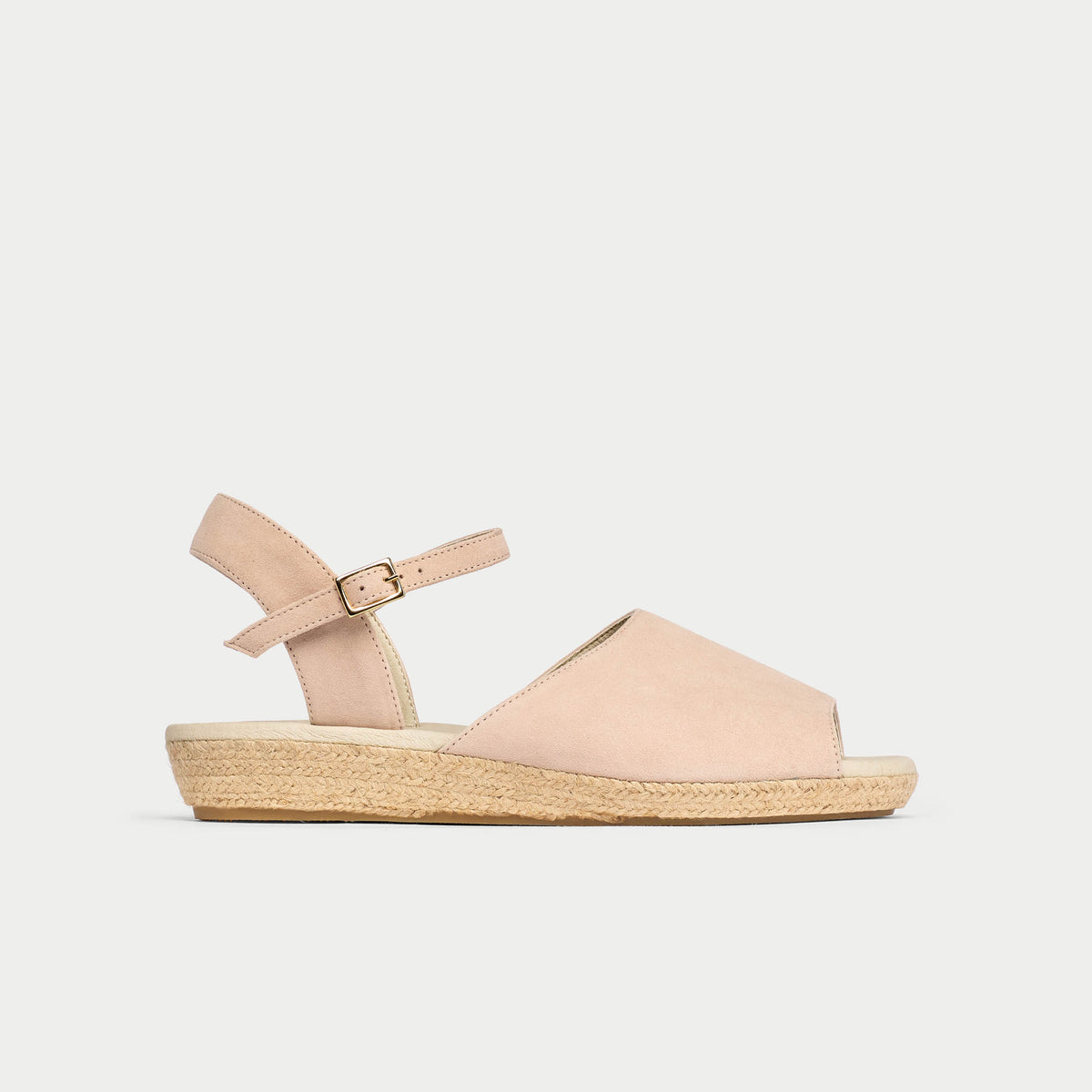 Francesca - Blush Suede Espadrilles (image 1)