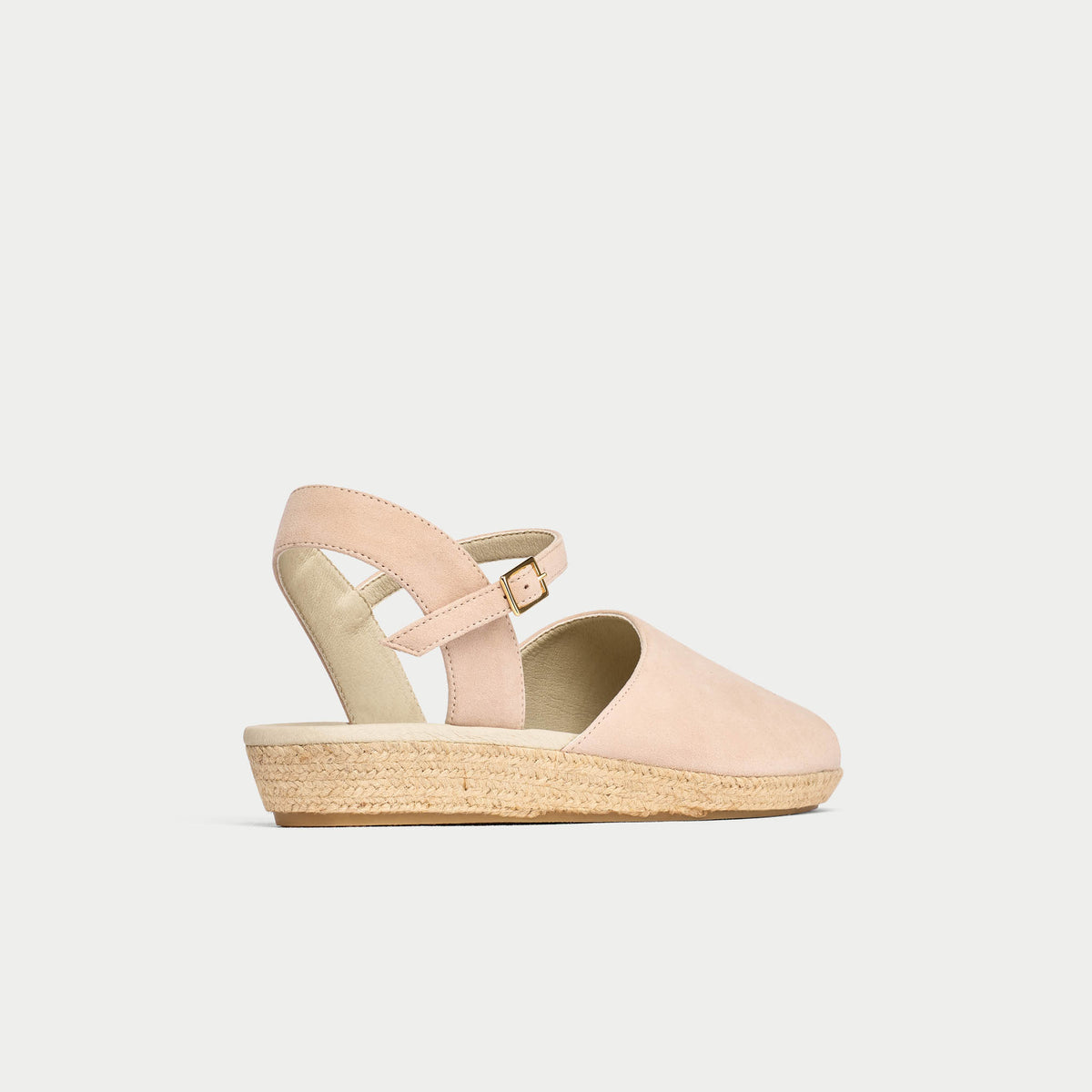 Francesca - Blush Suede Espadrilles (image 7)