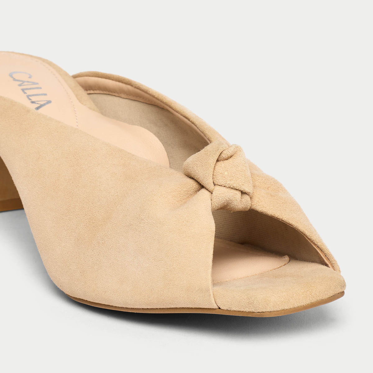 Greta - Taupe Suede Mules (image 5)