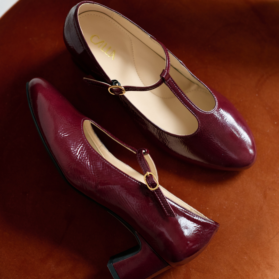 Lorette - Black Patent Leather Pumps