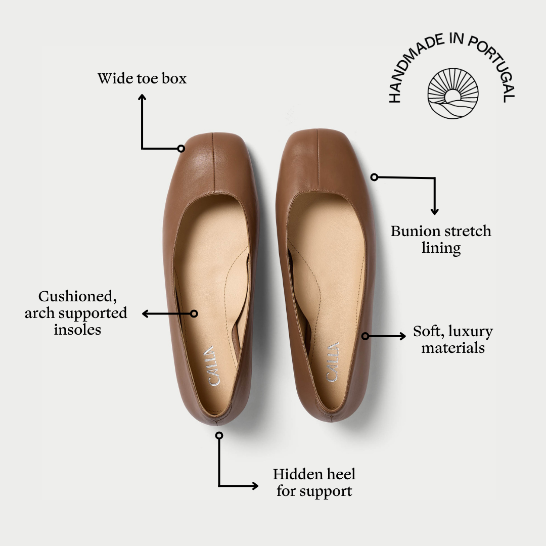 Lucinda tiramisu flats features