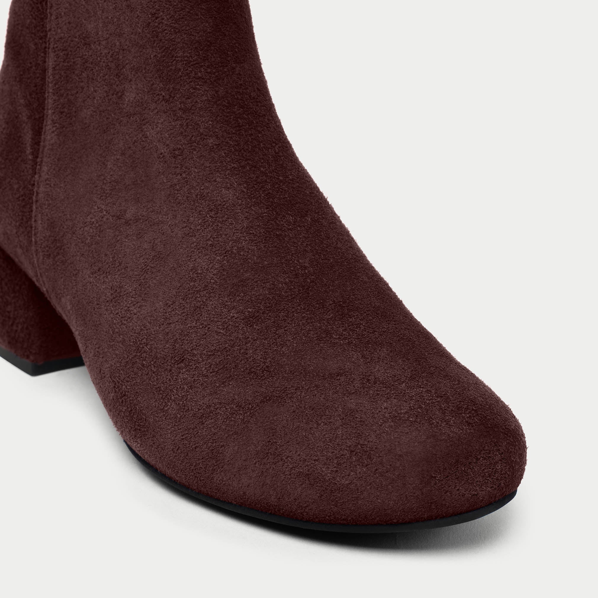 Lucy - Chocolate Suede Boots