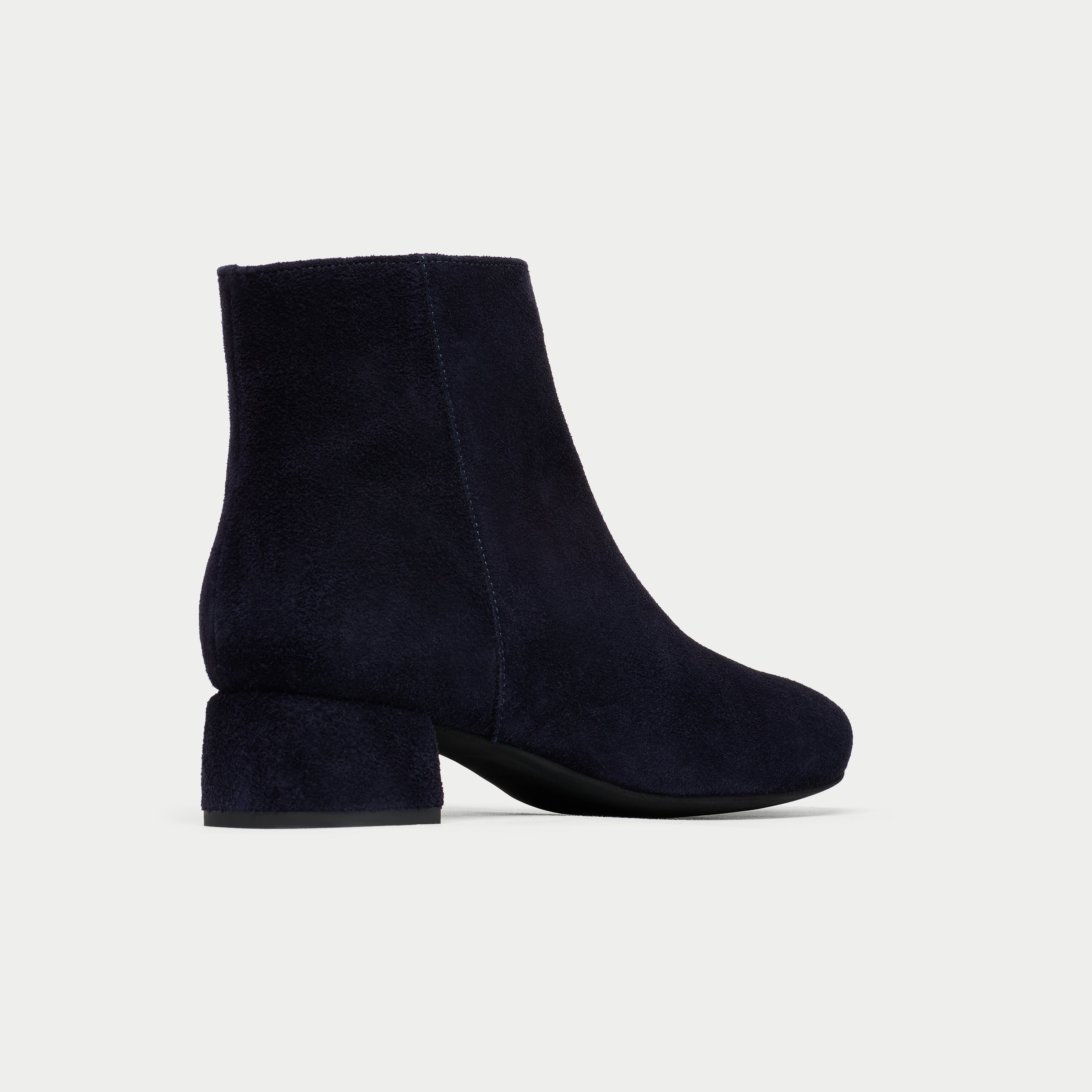 Lucy - Dark Navy Suede Boots
