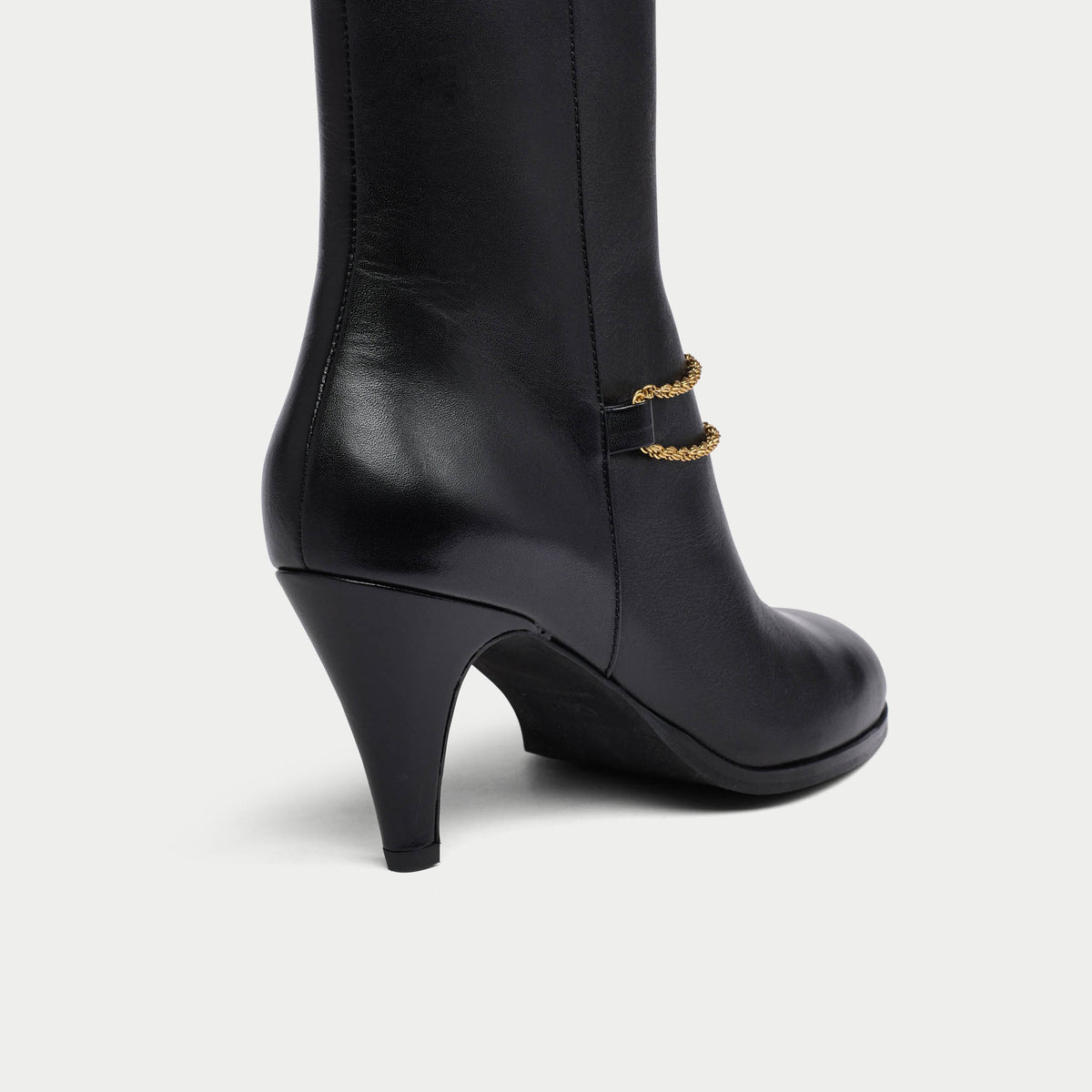 Maya - Black Leather Boots (image 5)
