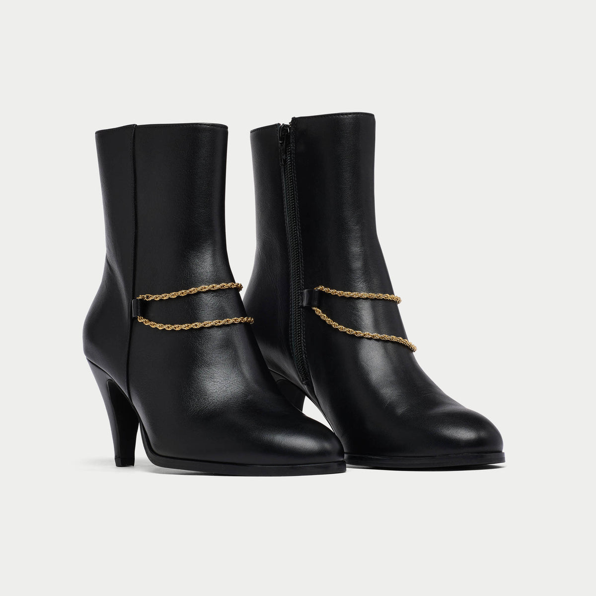 Maya - Black Leather Boots (image 2)