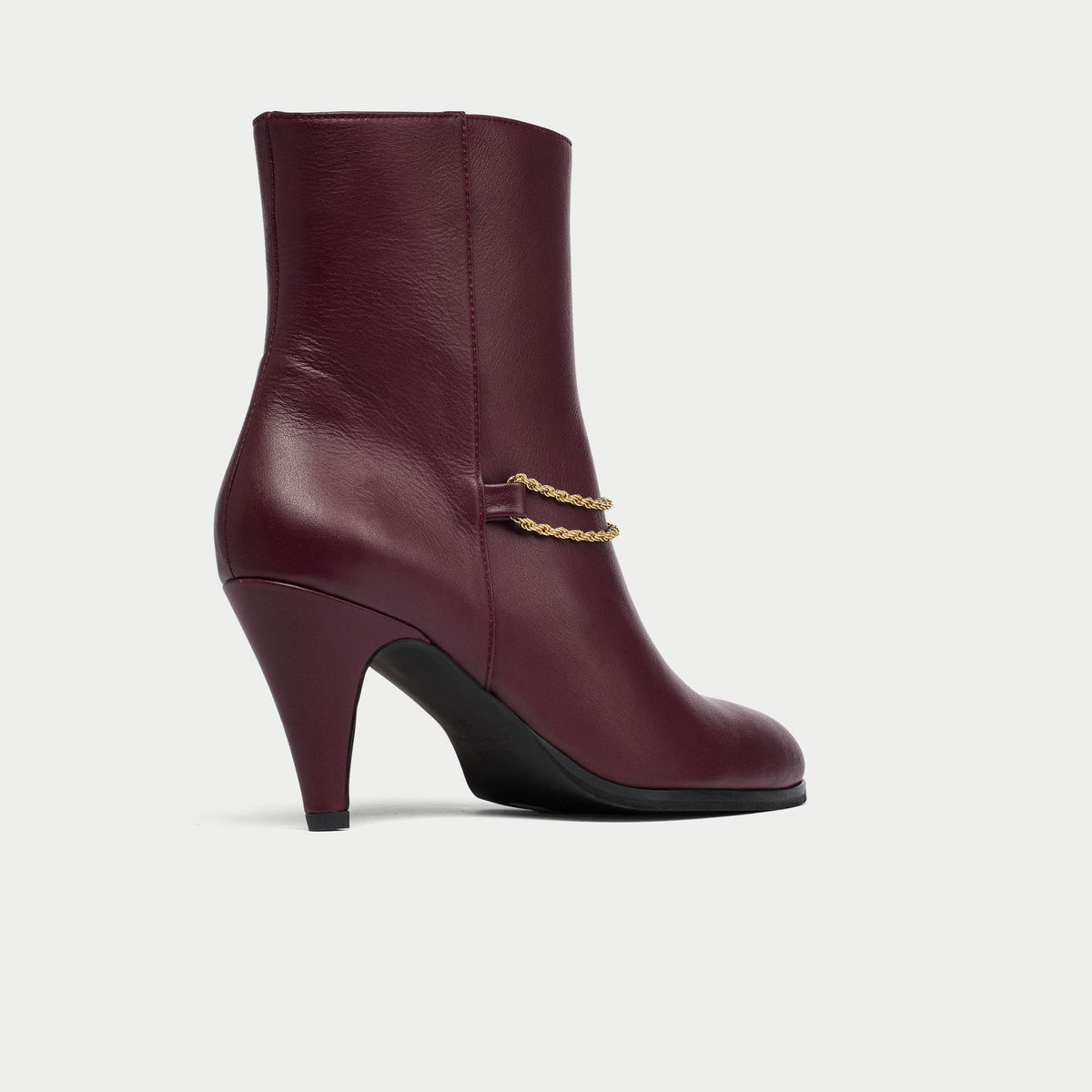 Maya - Cherry Leather Boots (image 5)