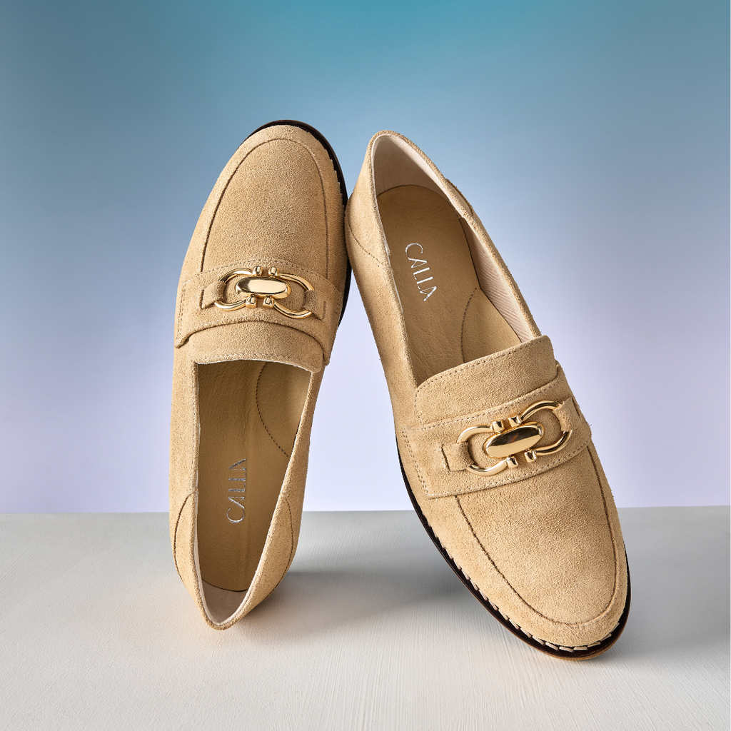 Comfy Wide Fit Beige Shoes for Women Comfy Wide Fit Beige Shoes for Women