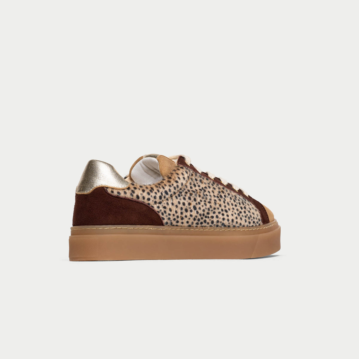 Neptune - Cheetah Wide Fit Sneakers