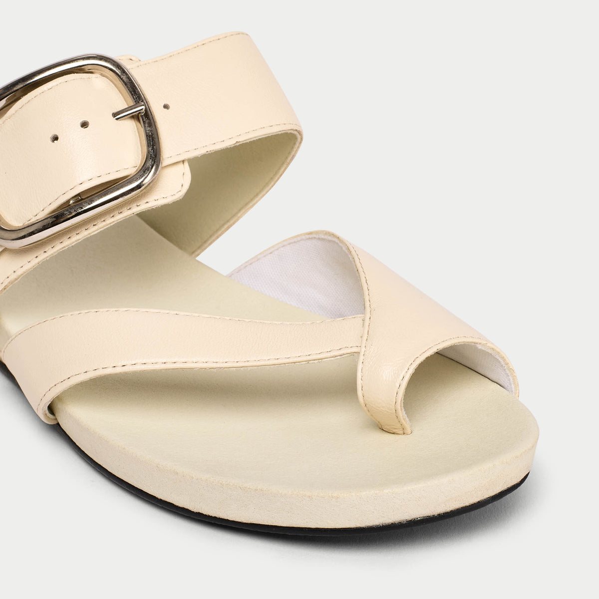 Ruby - Milk Leather Sandals (image 3)