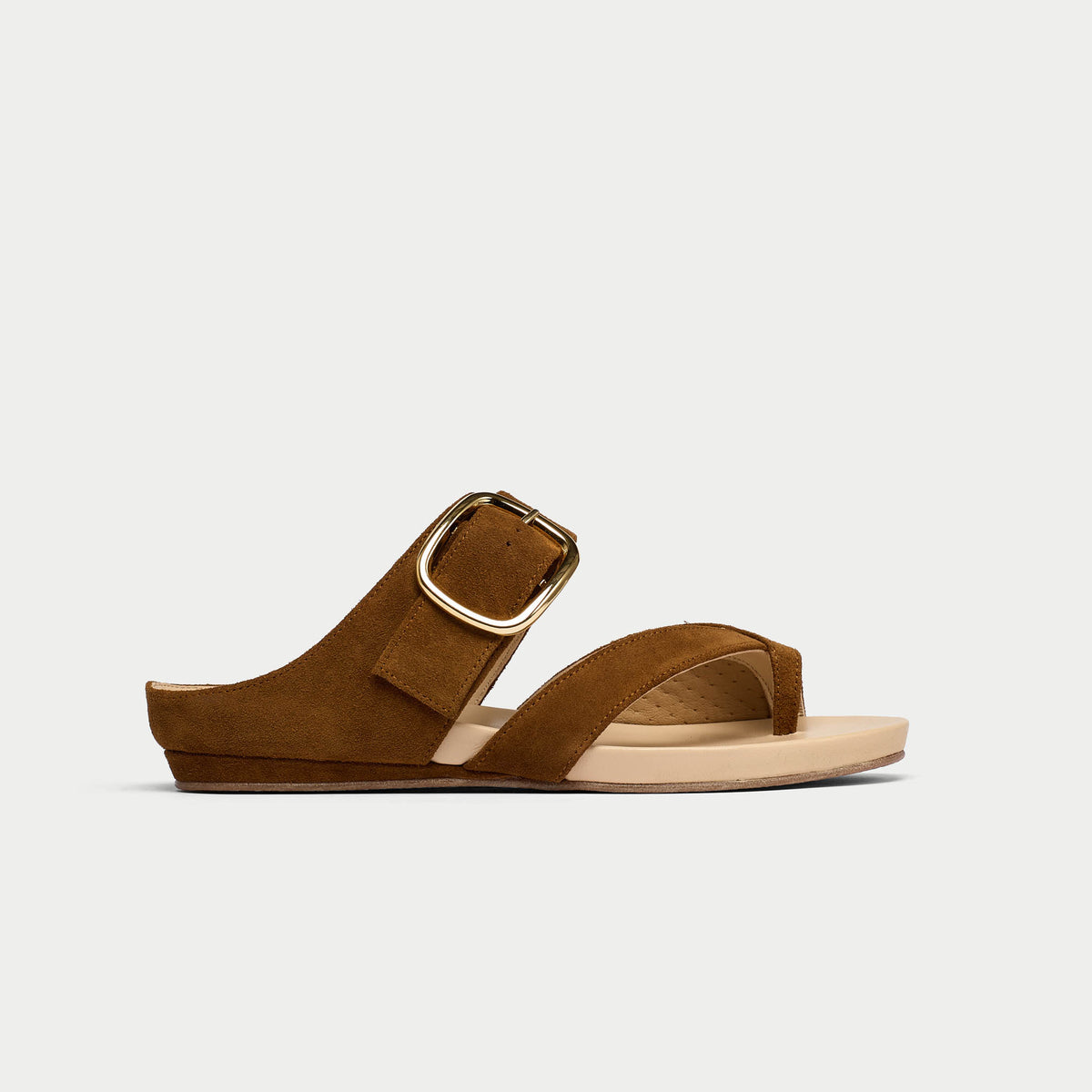 Ruby - Tan Suede Sandals (image 1)