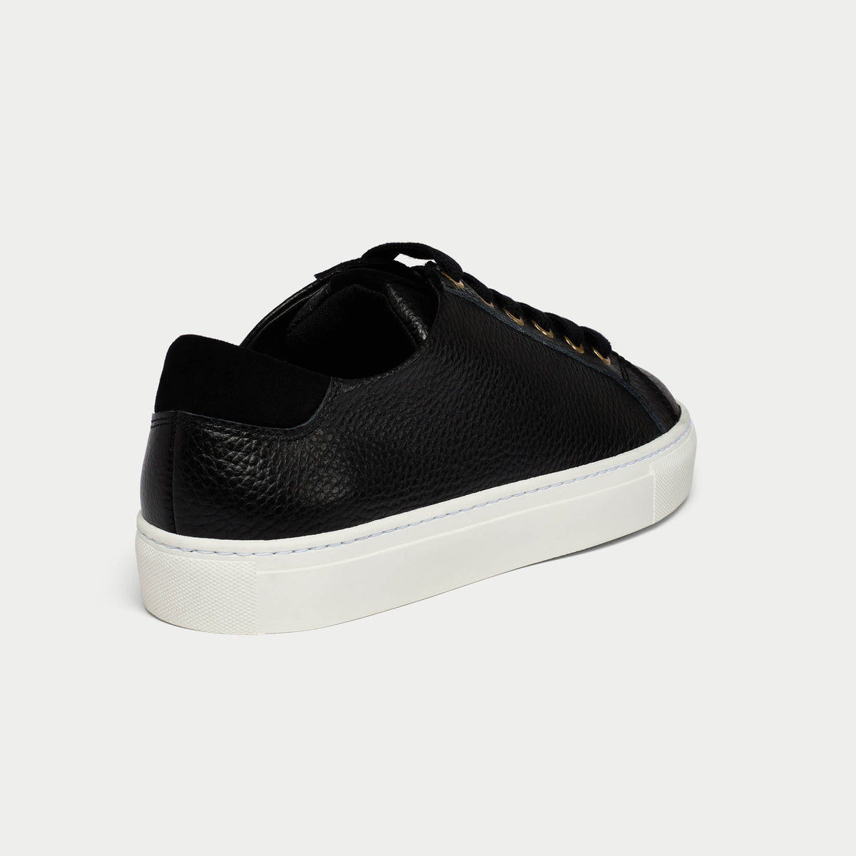 Star - Black Leather Wide Fit Sneakers (image 4)
