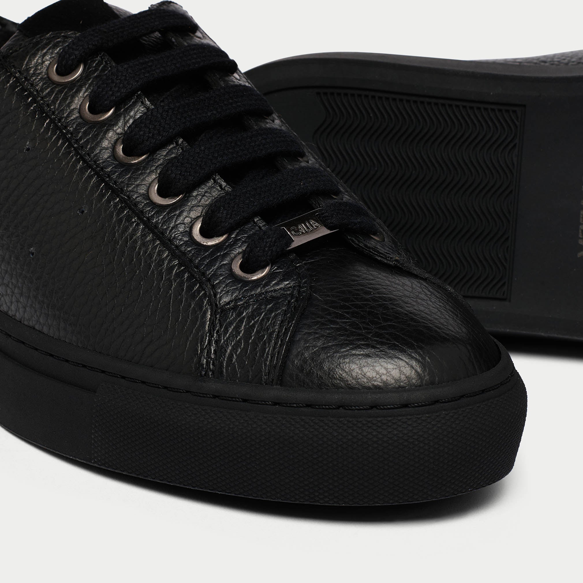 Star - Black Leather & Suede