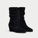 Alexandra - Black Suede