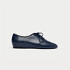 Aster - Navy Leather Brogues