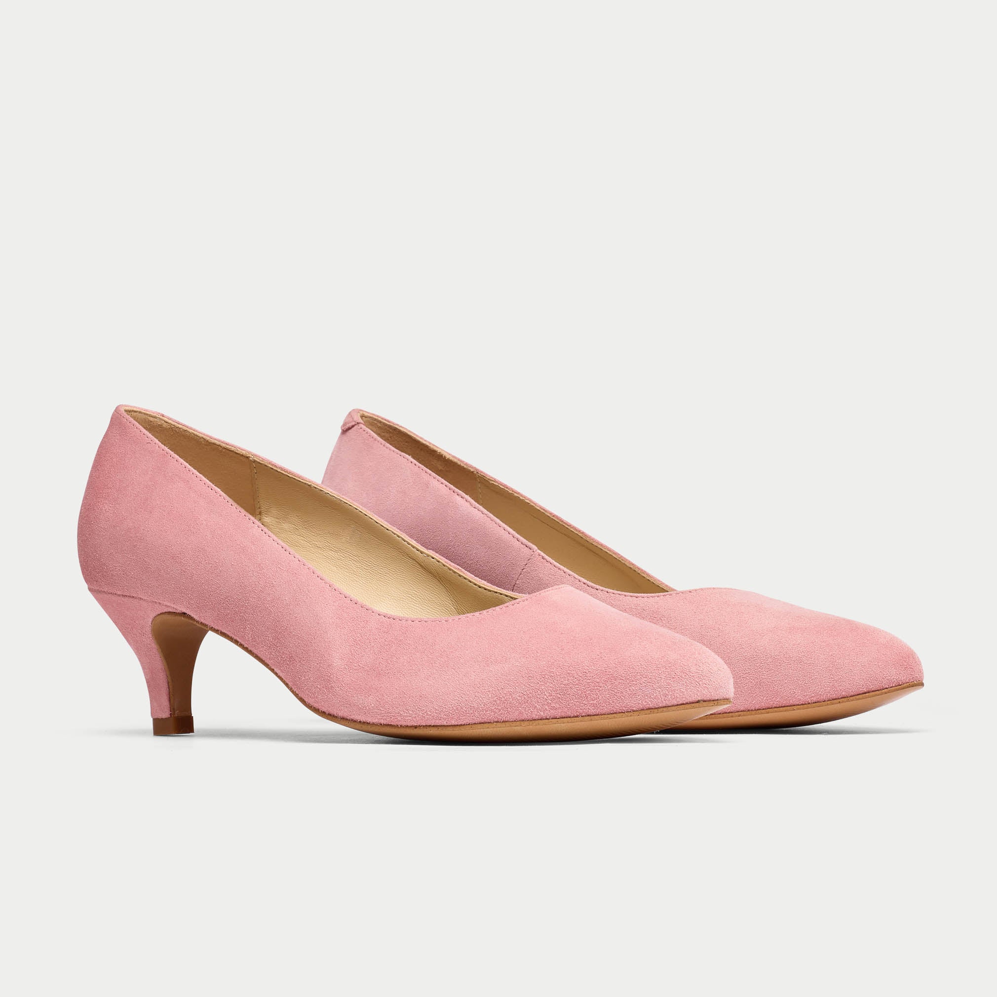 Ava - Pink Suede