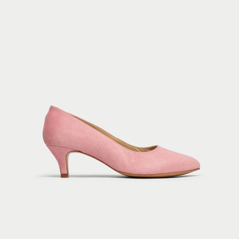 Dusky pink mid heel shoes Clearance