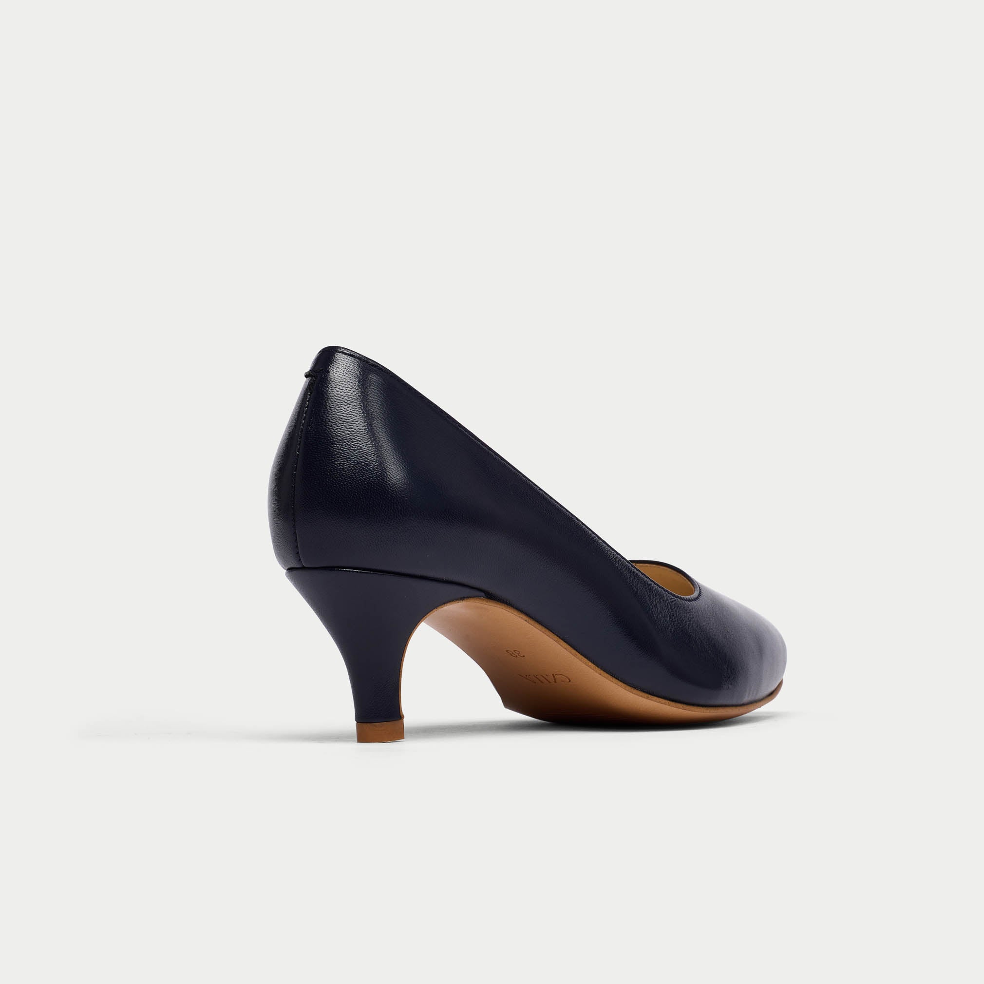 Navy heeled shoes uk best sale