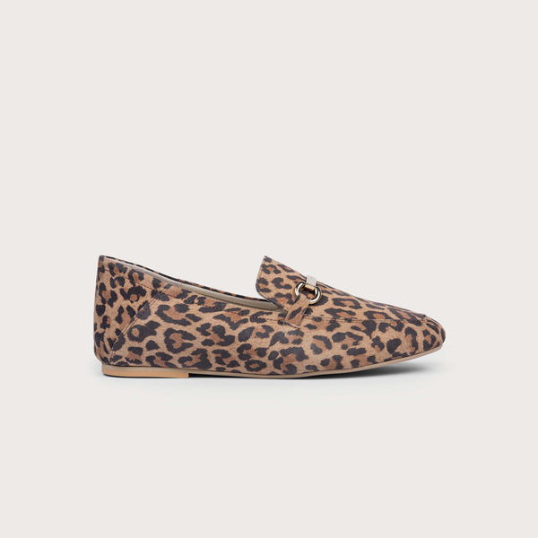 Beatrice - Leopard Flat Leather